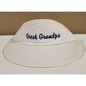 Great Grandpa White Adjustable Visor